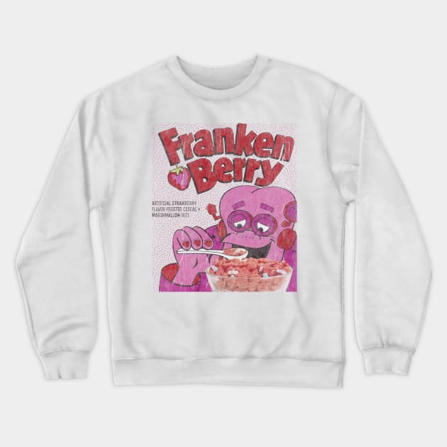 Franken Berry Cereal Crewneck Sweatshirt by Unfluid